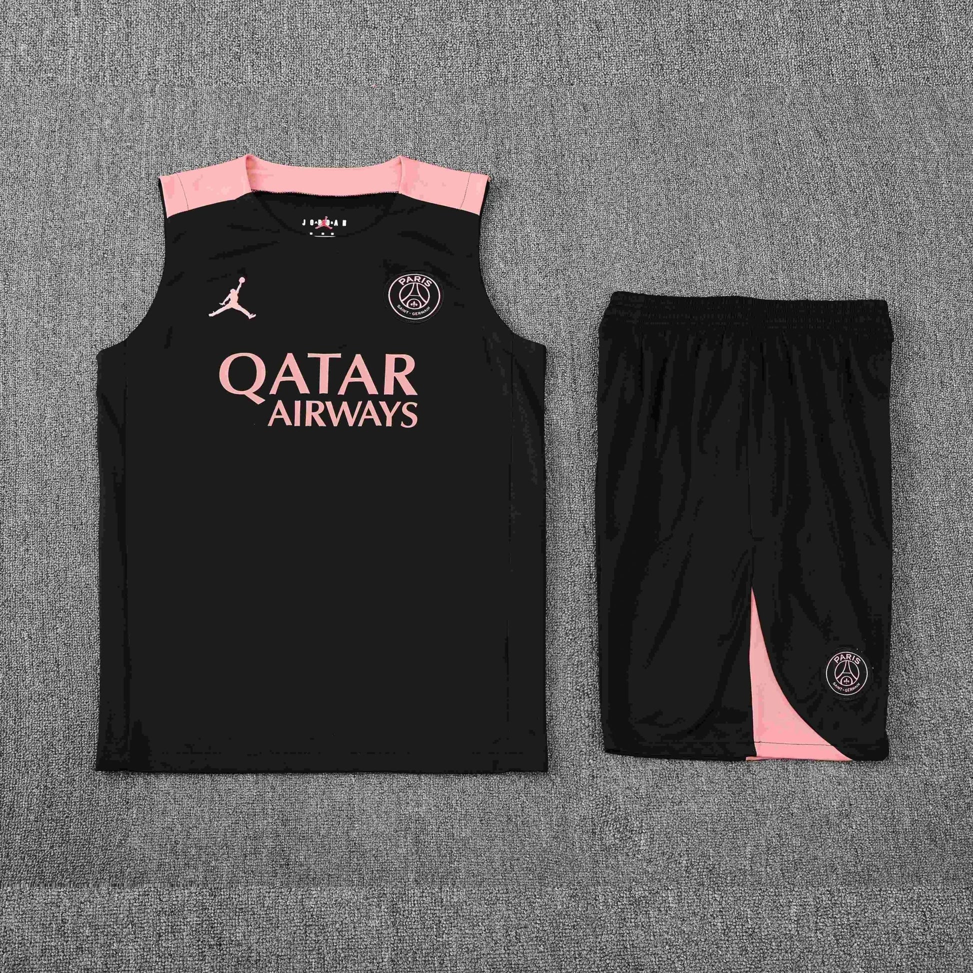 Ensemble débardeur Paris Noir et Rose