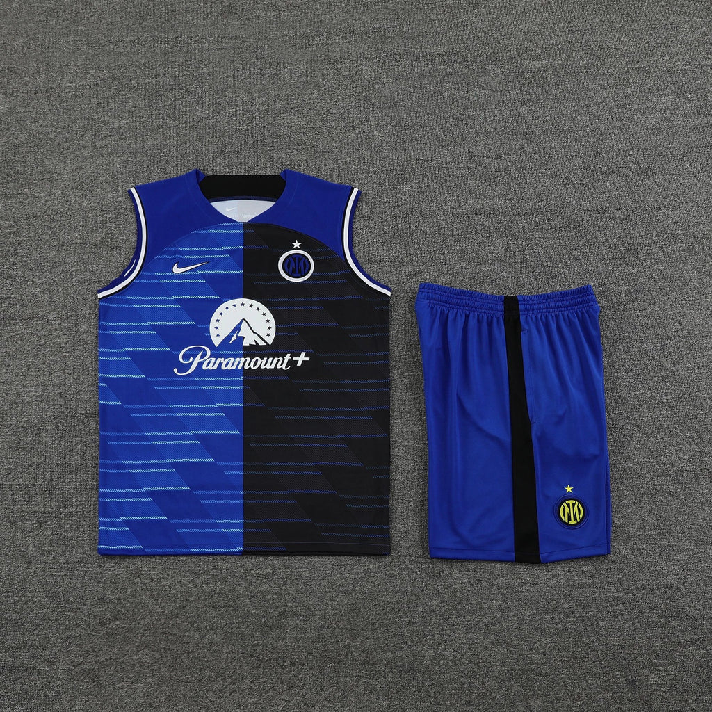 Ensemble de Inter bleu + Ensemble débardeur