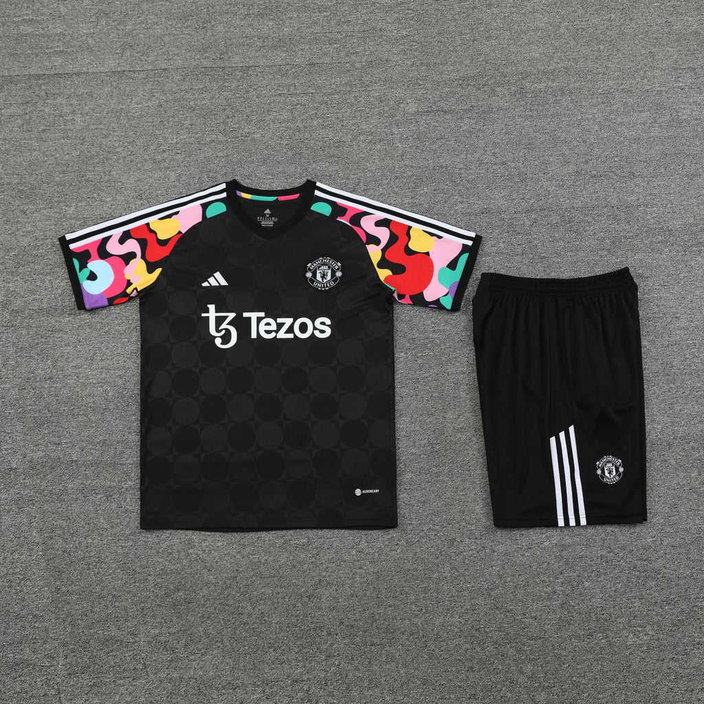 Ensemble de Manchester United noir + Ensemble débardeur