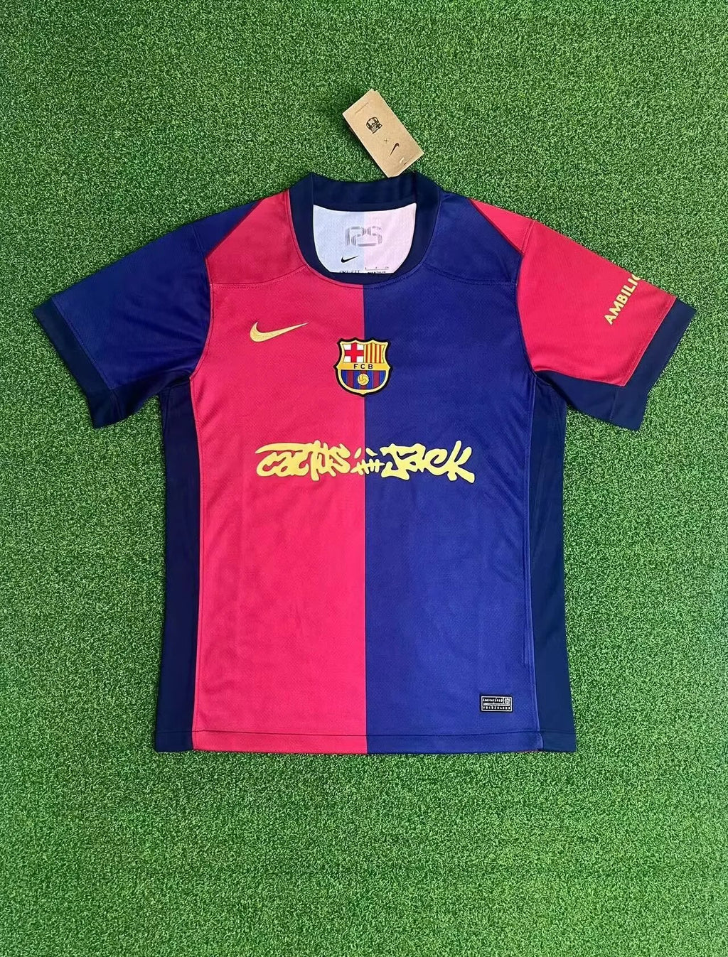24-25 FC Barcelone Domicile × Cactus Jack (Fan Edition)